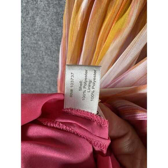 Boston Proper Dress Women 0 Smocked Pink Maxi Sleeveless Vacation‎ Resort Midi - Picture 6 of 8